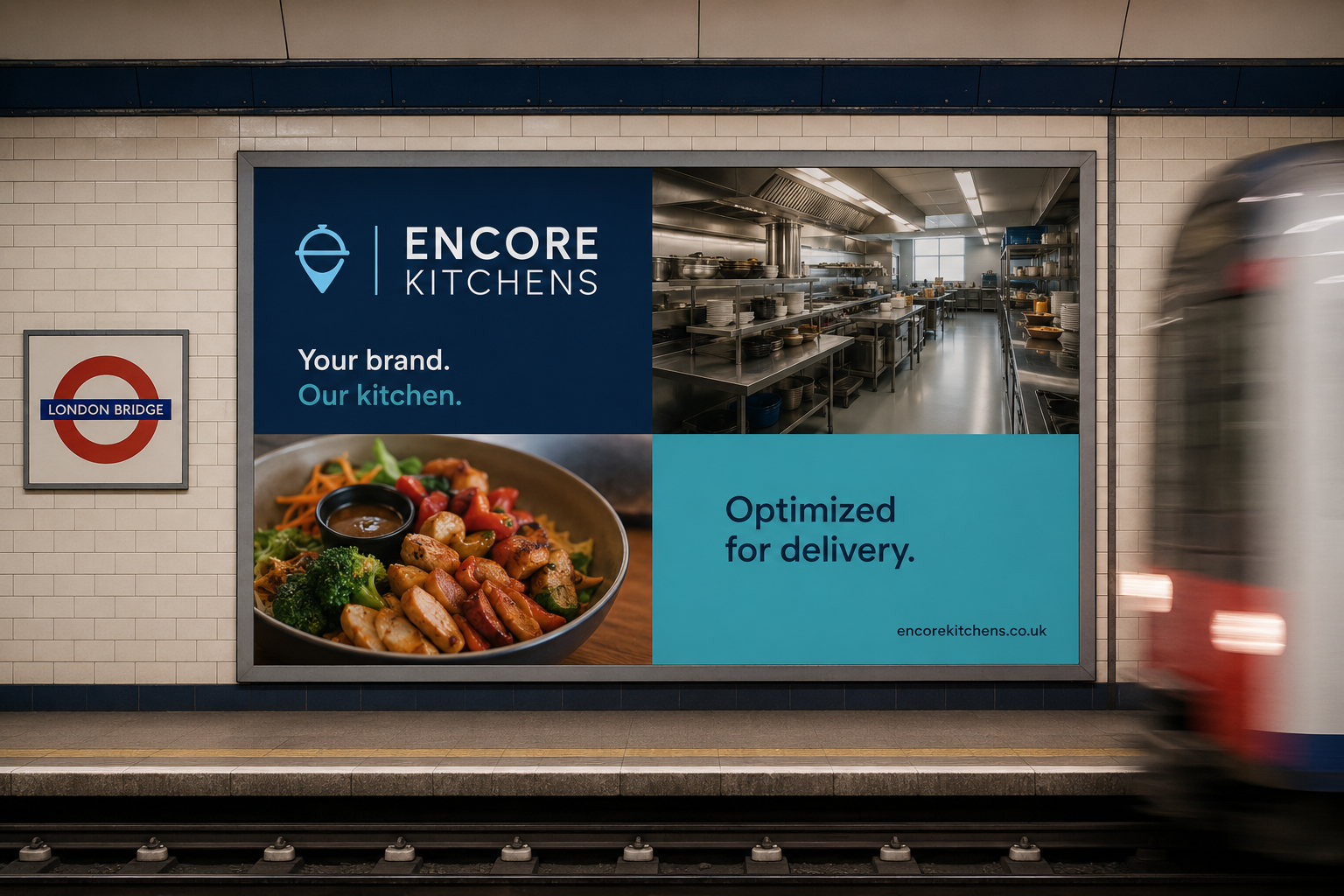 Encore Kitchens billboard advertisement